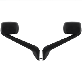 New Cascadia Hood Mirror Assembly, Black Version Without Heating, Set-2 Pieces (Option: LV 8619B)