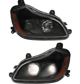2013-2021, KENWORTH-T680 Front Headlight Assembly, American Version, Halogen, Including Bulb, (Option: LV 6850B)