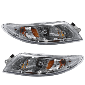 Headlight Assembly For Driver   Left   And Passenger   Right (Color: White)