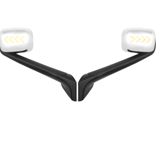 Freightliner- New Cascadia Hood Mirror Assembly Electroplated Version With Heating And Turn Signal (Option: LV 8619E G)