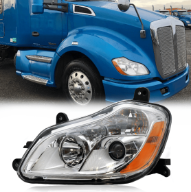 2013-2021, KENWORTH-T680 Front Headlight Assembly, American Version, Halogen, Including Bulb, (Option: LV6850 L)