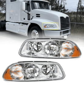 Headlight Assembly For Semi  Trucks (Color: White)