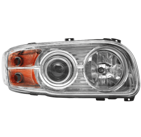 2008-2018 Peterbilt 388-389, Headlights, American Version, Halogen Assembly-LED Light Strip (Option: LV2050 R)