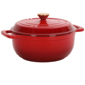 Cast Iron 6QT Cooking Pot (Option: Style1)