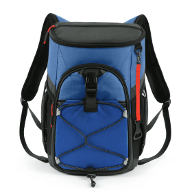24 Can, 12 Quart, Welded Soft Cooler Backpacks with Waterproof Exterior (Color: Blue)
