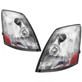 For 2004-2017 Volvo Vnl Headlamp Halogen Assembly White (Option: LV 7250E)