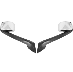 Freightliner- New Cascadia Hood Mirror Assembly Electroplated With Heating (Option: LV 8619E)